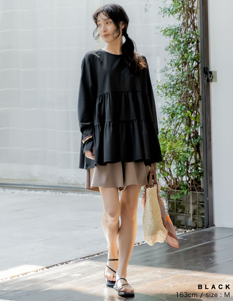 ラッシュガードバックリボントップス