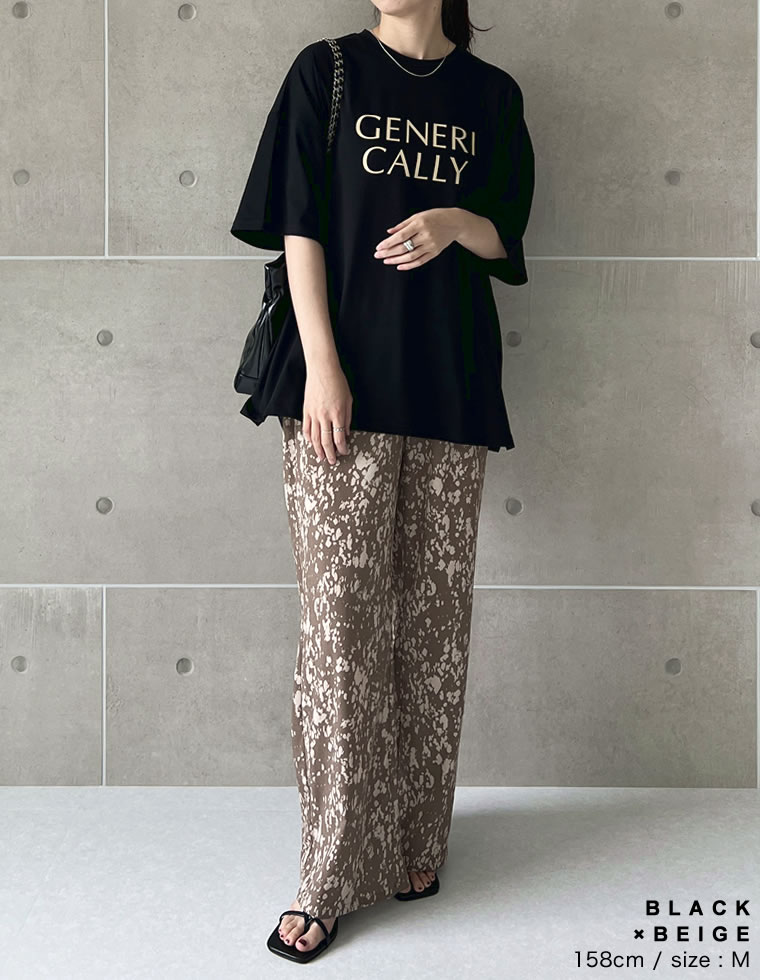 オーバーサイズロゴＴシャツ
