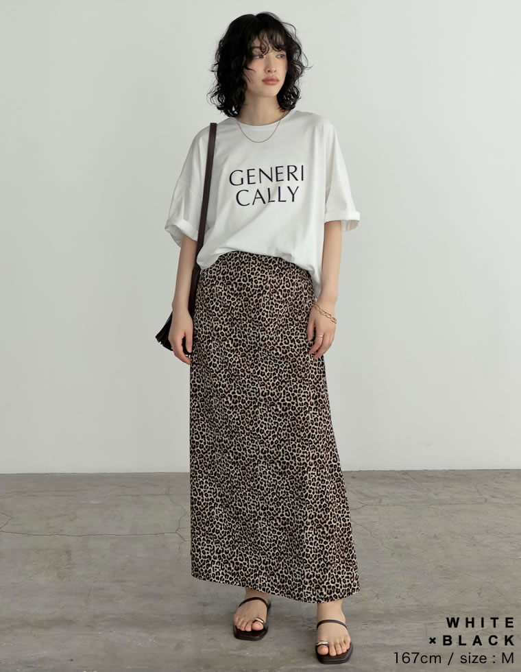 オーバーサイズロゴＴシャツ