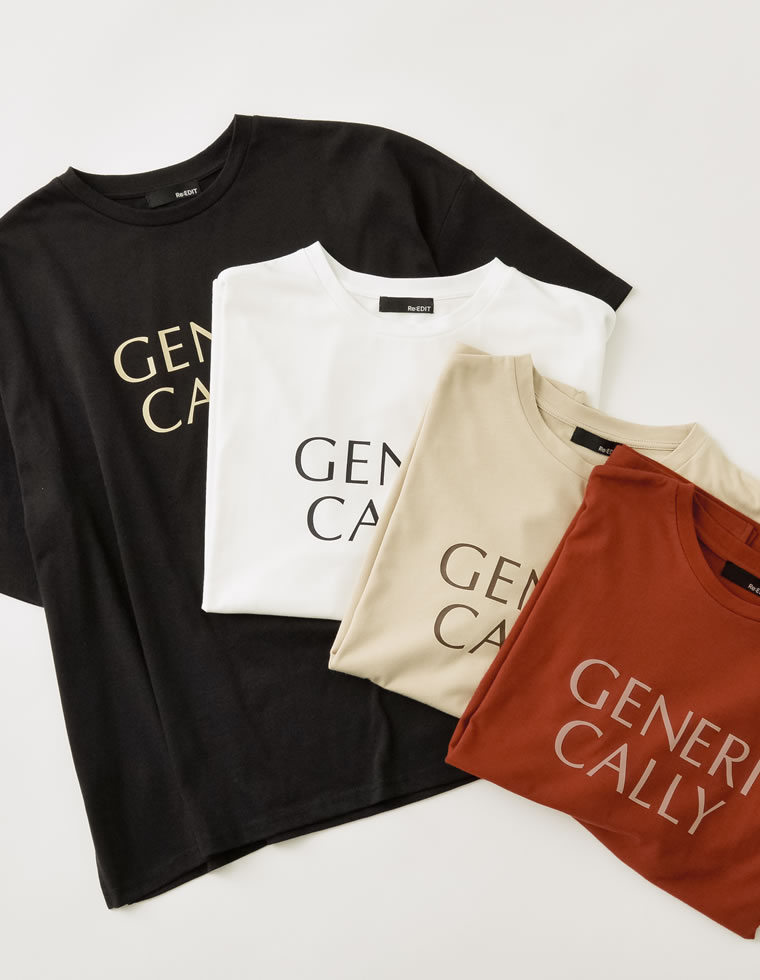 オーバーサイズロゴＴシャツ