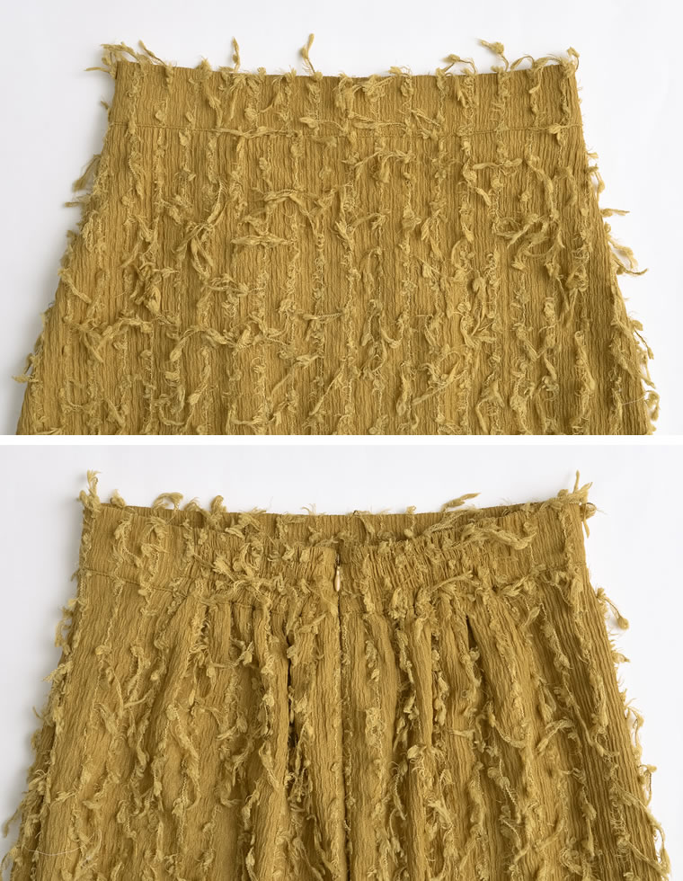 フリンジジャージタイトスカート