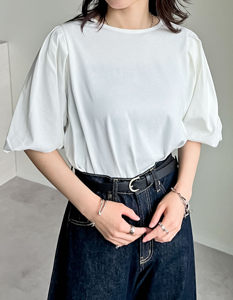 バルーンスリーブTシャツ