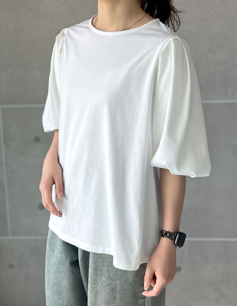バルーンスリーブTシャツ