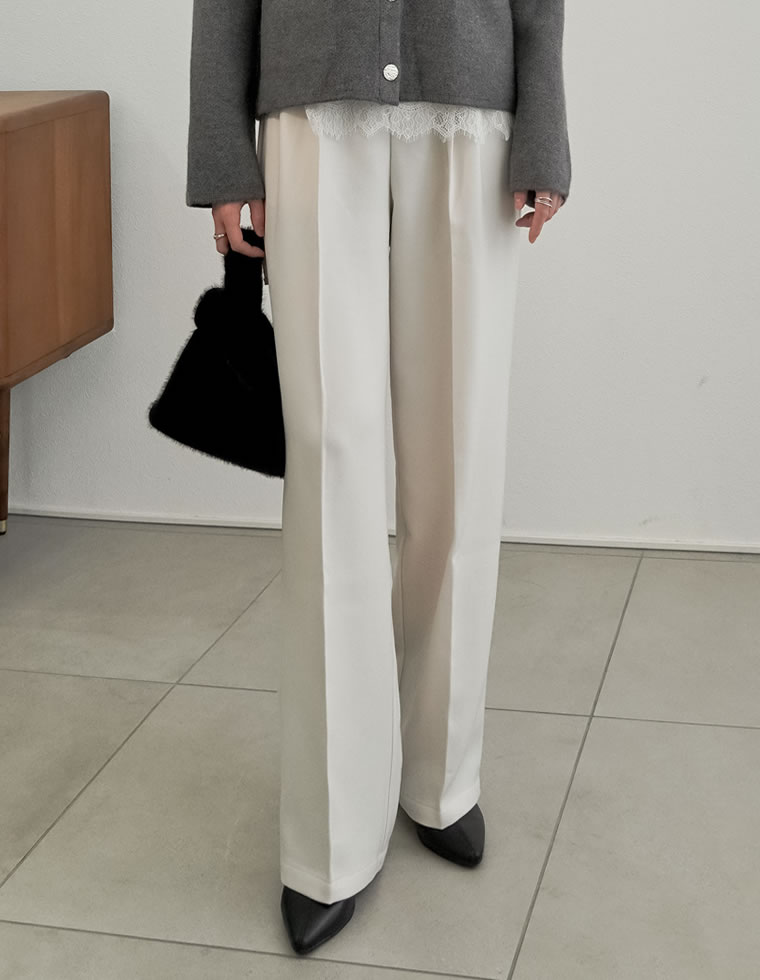 微起毛ツイルダブルタックルーズパンツ