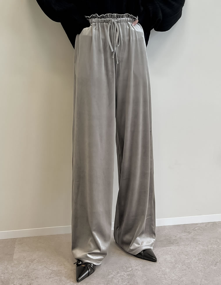 ベロアドロストルーズパンツ