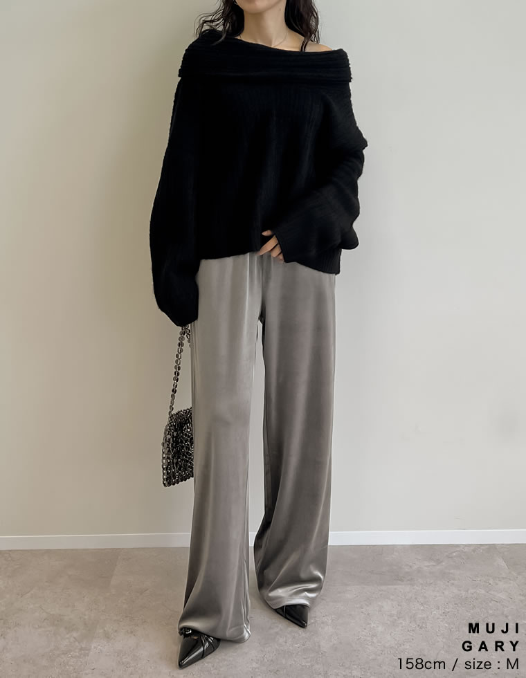 ベロアドロストルーズパンツ