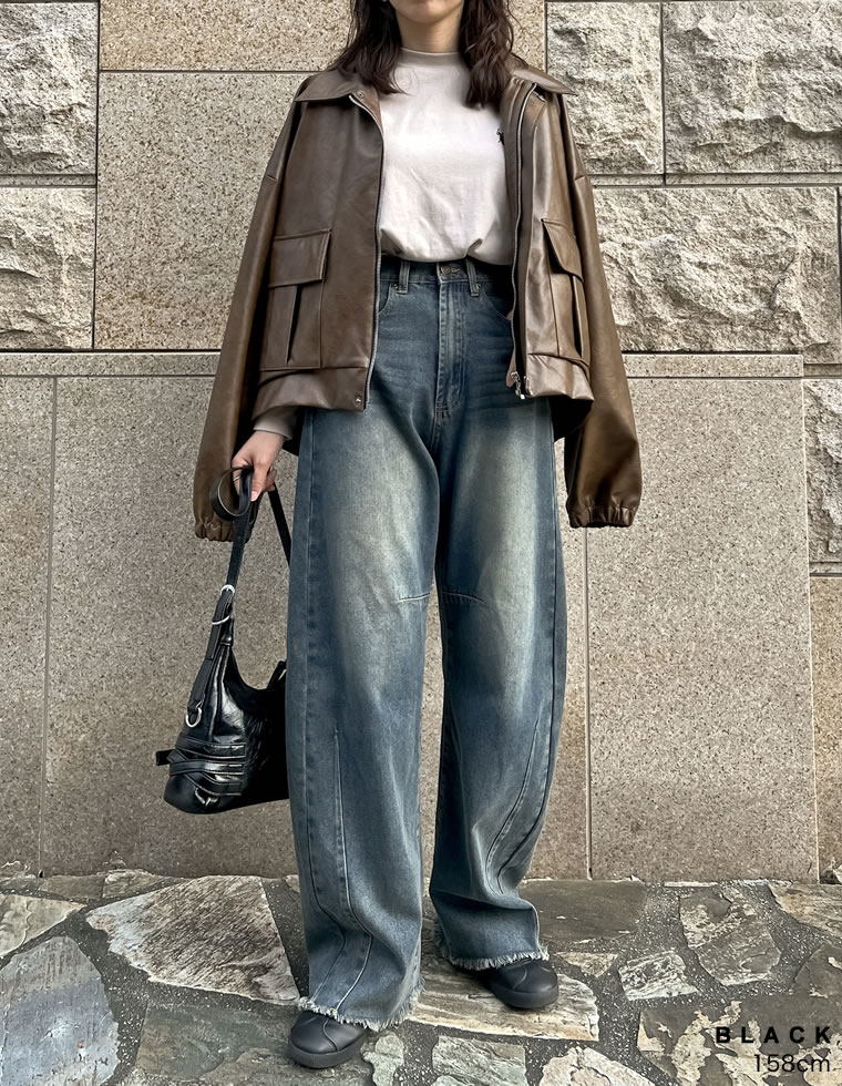 ベルト付きワンハンドルバッグ