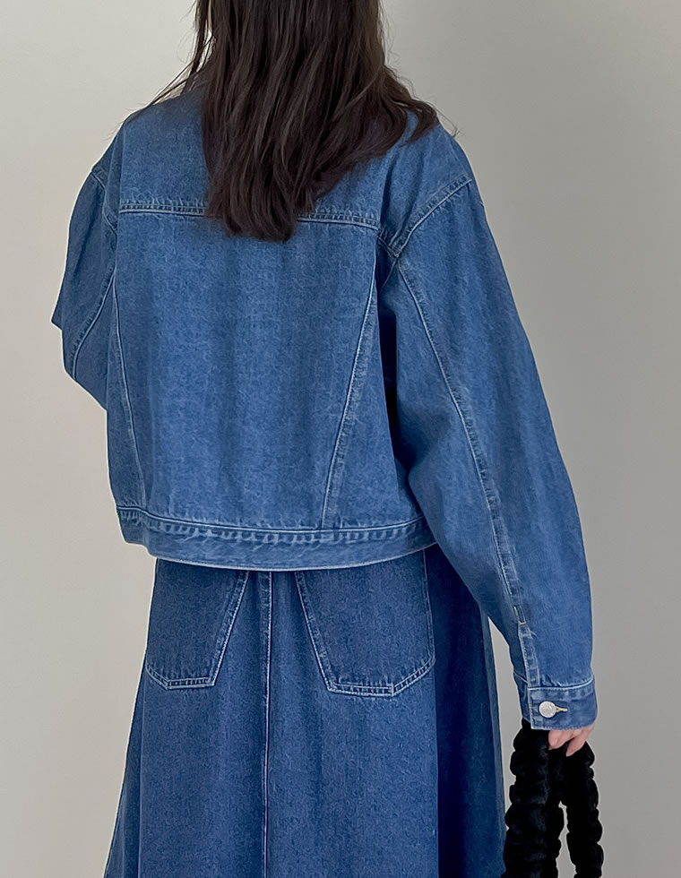 コットンデニムジャケット
