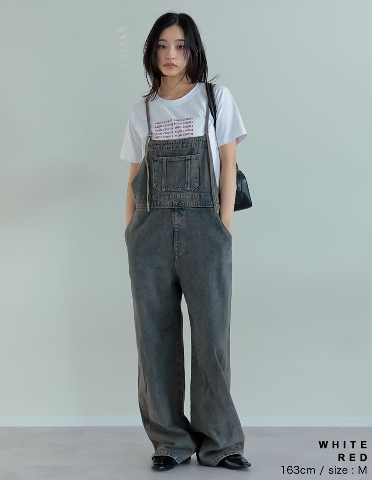 天竺MON CHERIロゴTシャツ