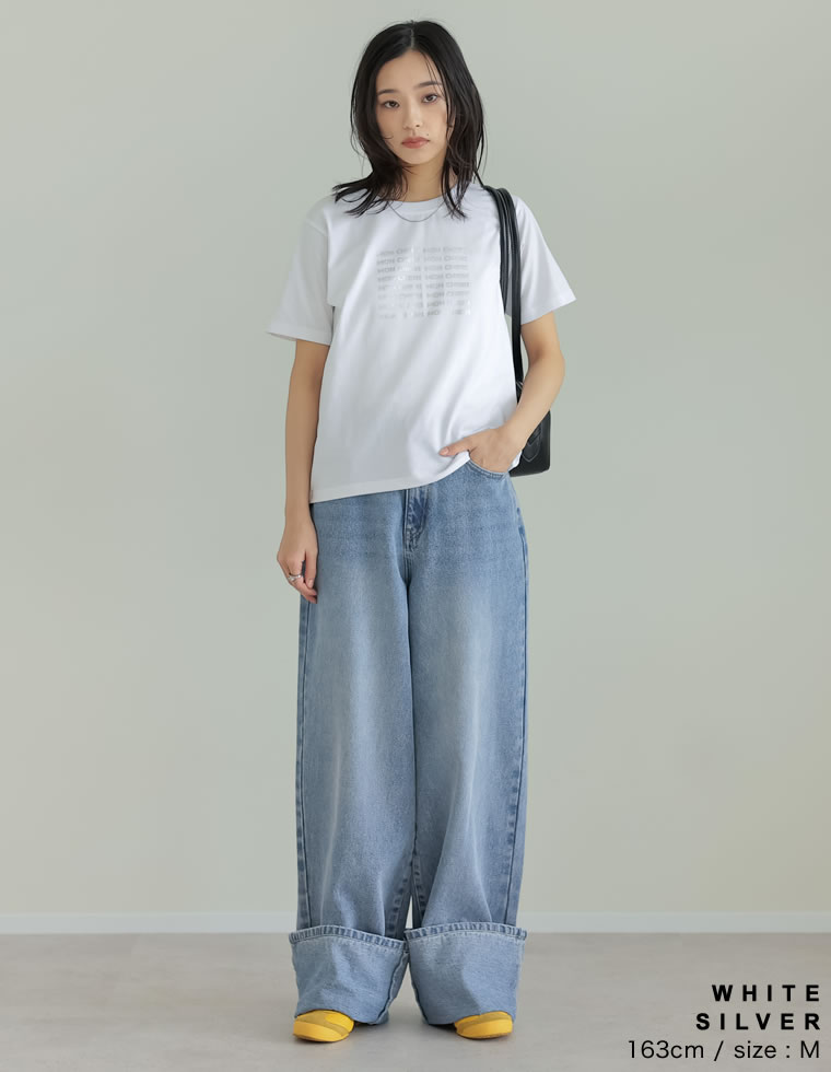 天竺MON CHERIロゴTシャツ