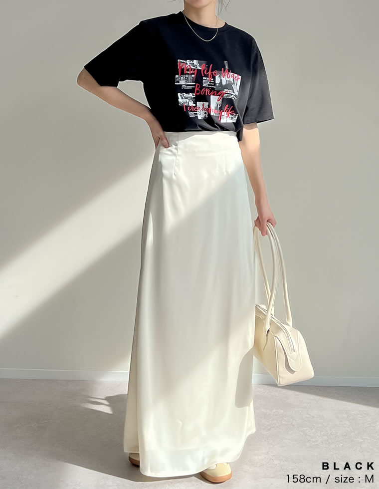 コラージュフォトロゴTシャツ