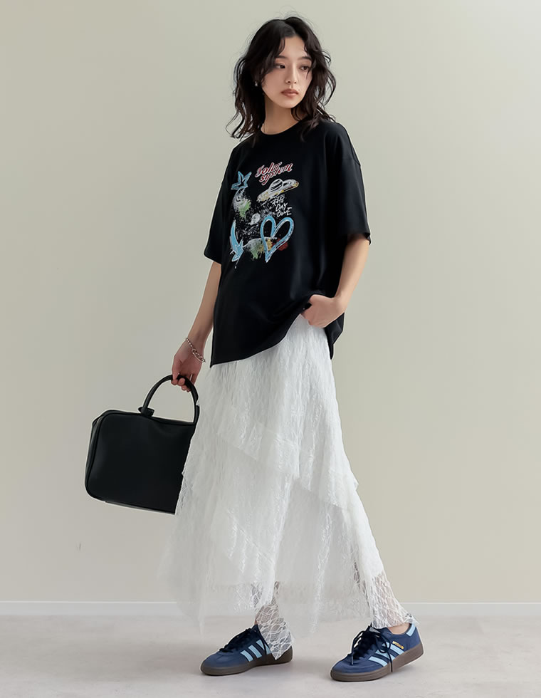 プラネットグラフィックTシャツ