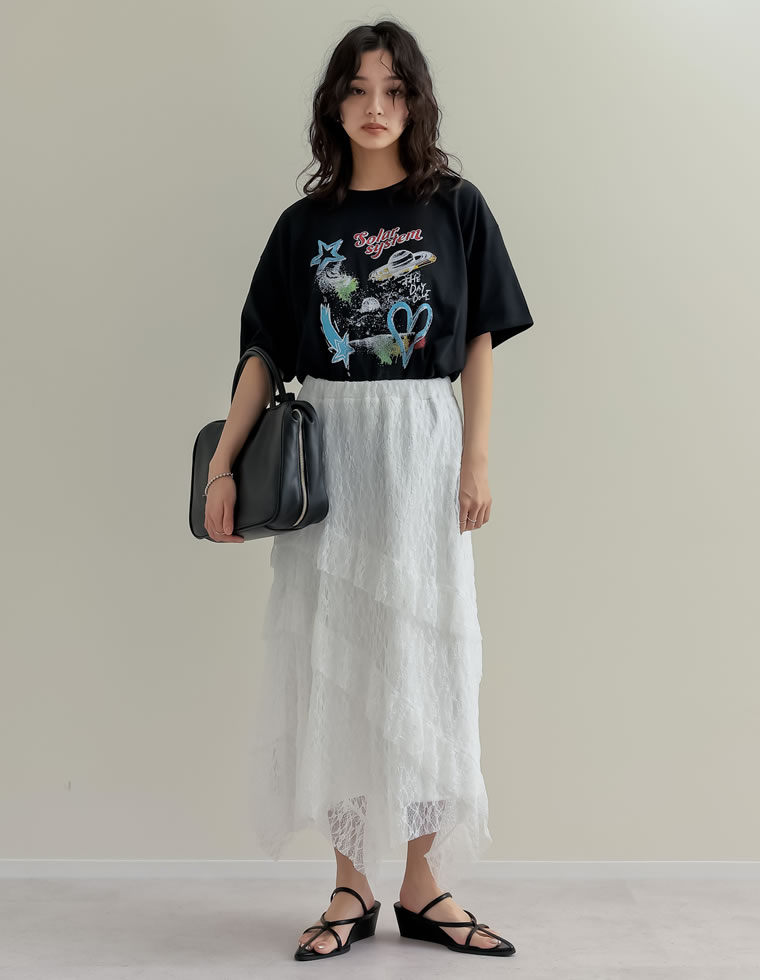 プラネットグラフィックTシャツ