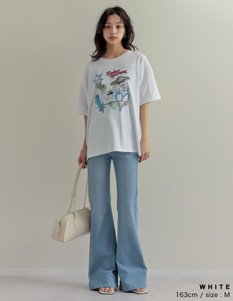 プラネットグラフィックTシャツ