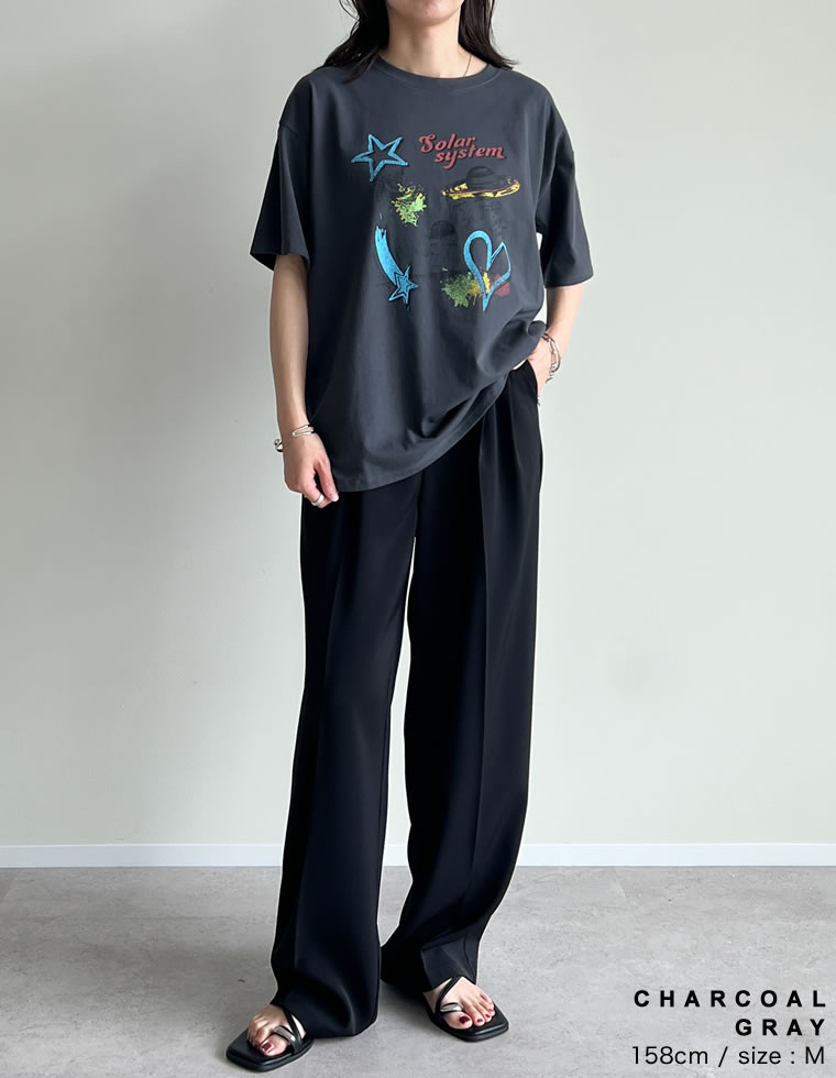 プラネットグラフィックTシャツ