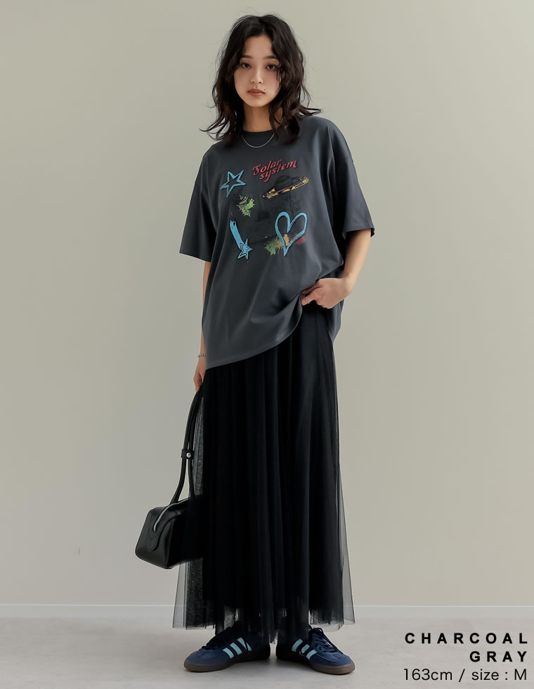 プラネットグラフィックTシャツ