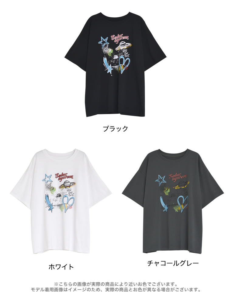 プラネットグラフィックTシャツ