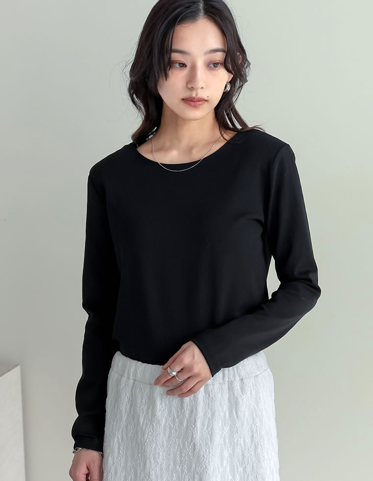 前後2WAYショルダーパッドカットソー