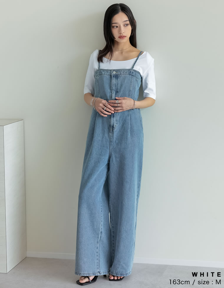 冷感マシュマロカットソーショルダーパッド半袖トップス
