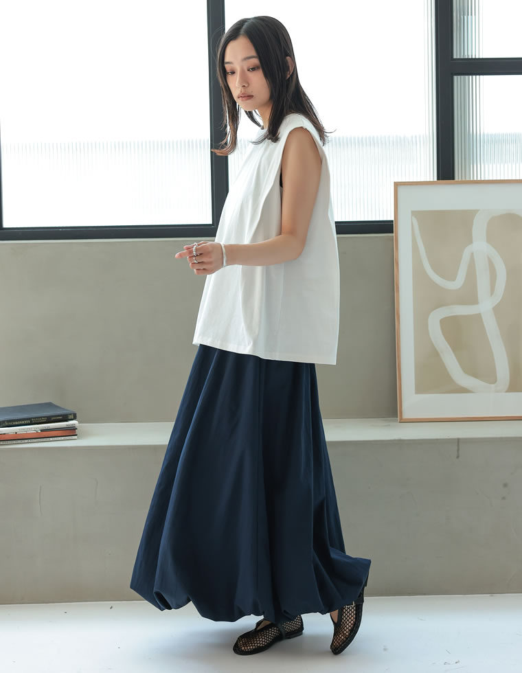 Aラインバルーンスカート