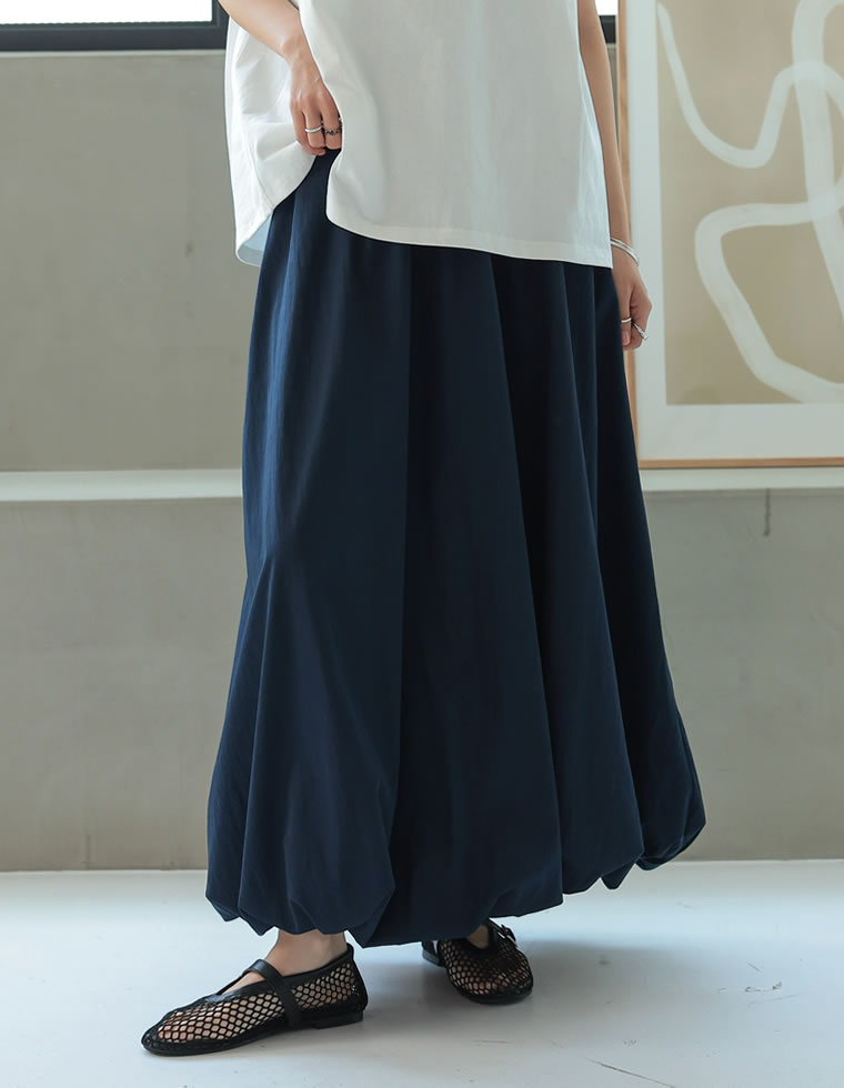 Aラインバルーンスカート