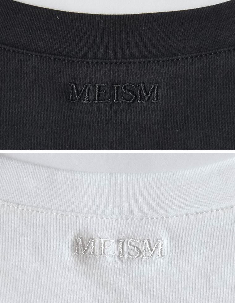 スムースコットン立体フラワーロゴTシャツ