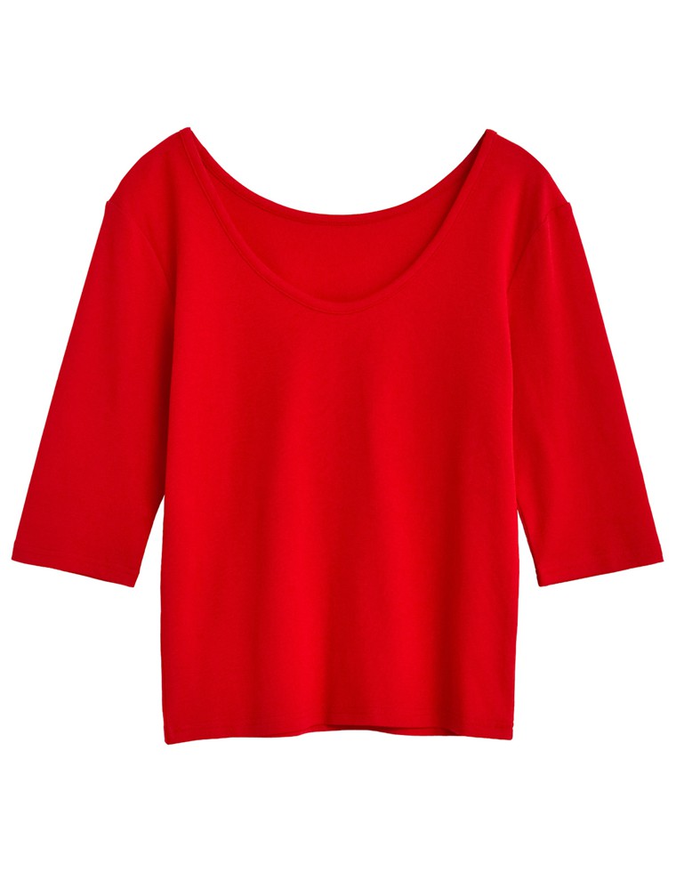 バックオープンシンプルＴシャツ