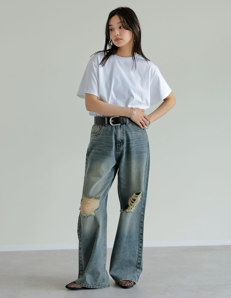 スムース天竺ベーシックTシャツ