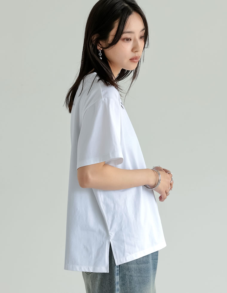 スムース天竺ベーシックTシャツ