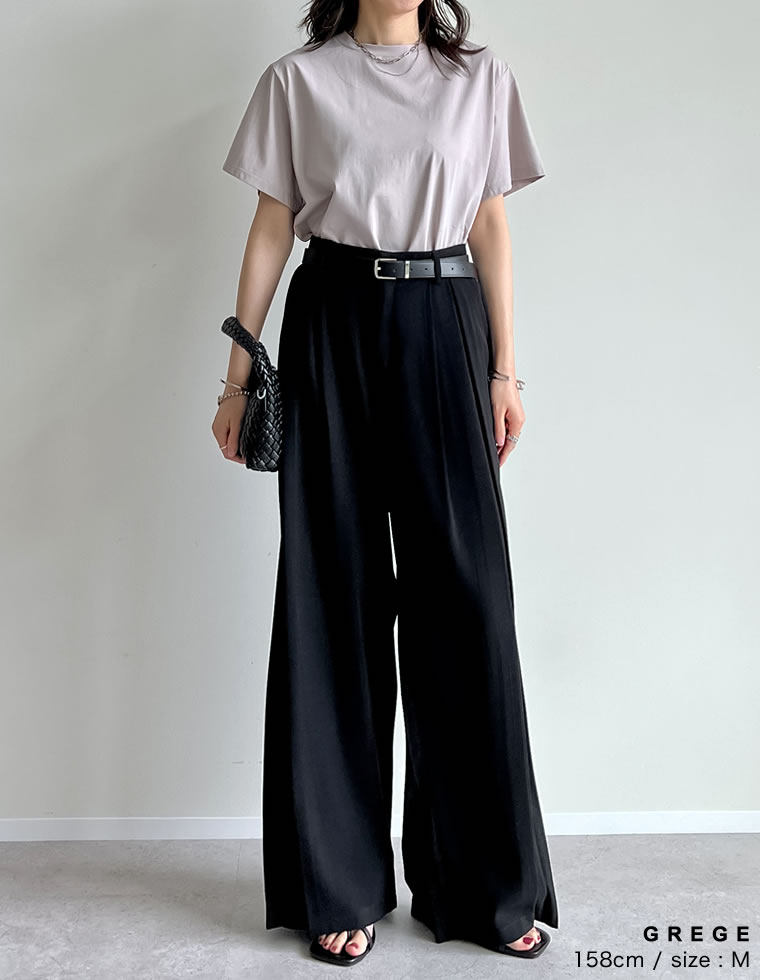 スムース天竺ベーシックTシャツ
