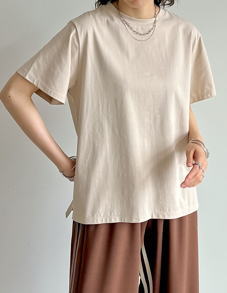 スムース天竺ベーシックTシャツ