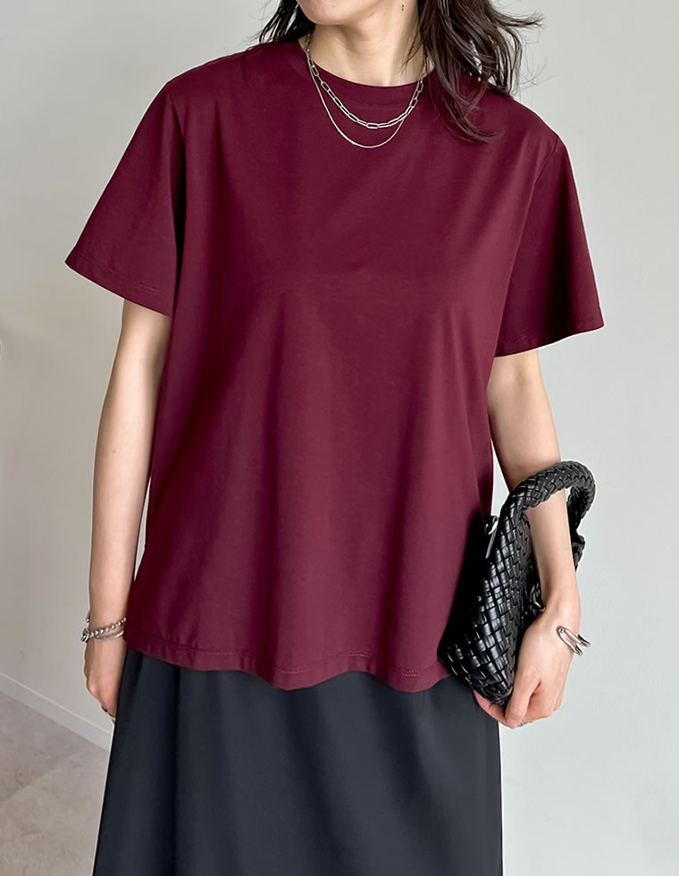 スムース天竺ベーシックTシャツ