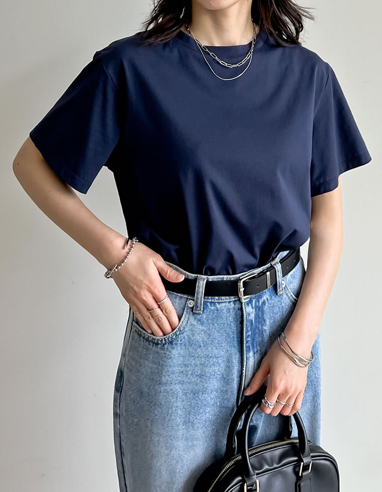 スムース天竺ベーシックTシャツ