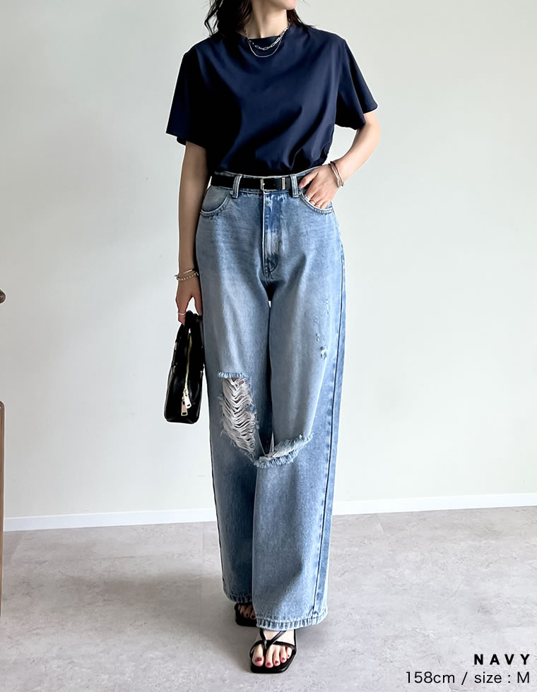 スムース天竺ベーシックTシャツ