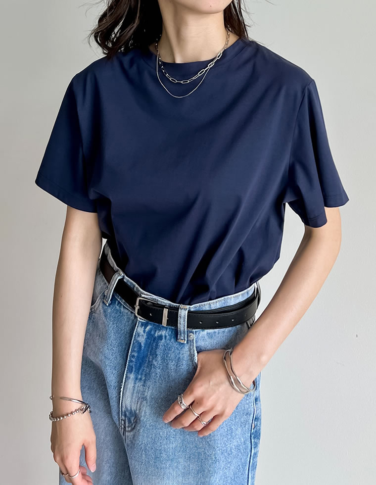 スムース天竺ベーシックTシャツ