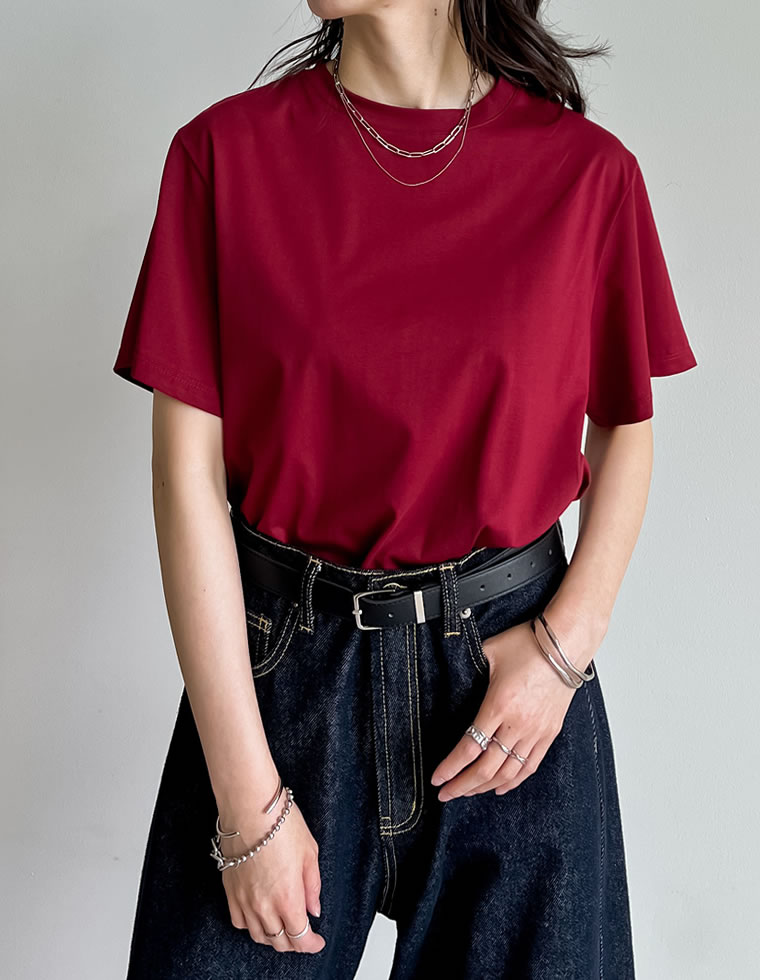 スムース天竺ベーシックTシャツ