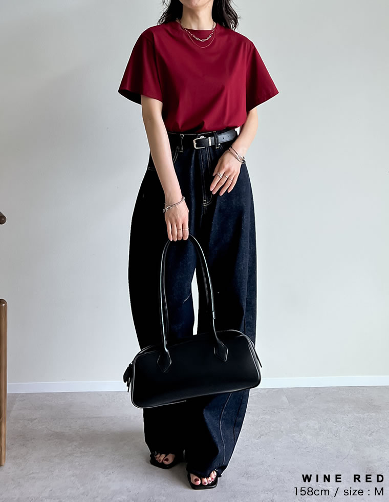スムース天竺ベーシックTシャツ