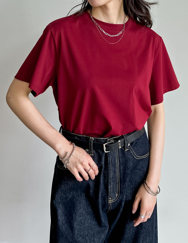 スムース天竺ベーシックTシャツ