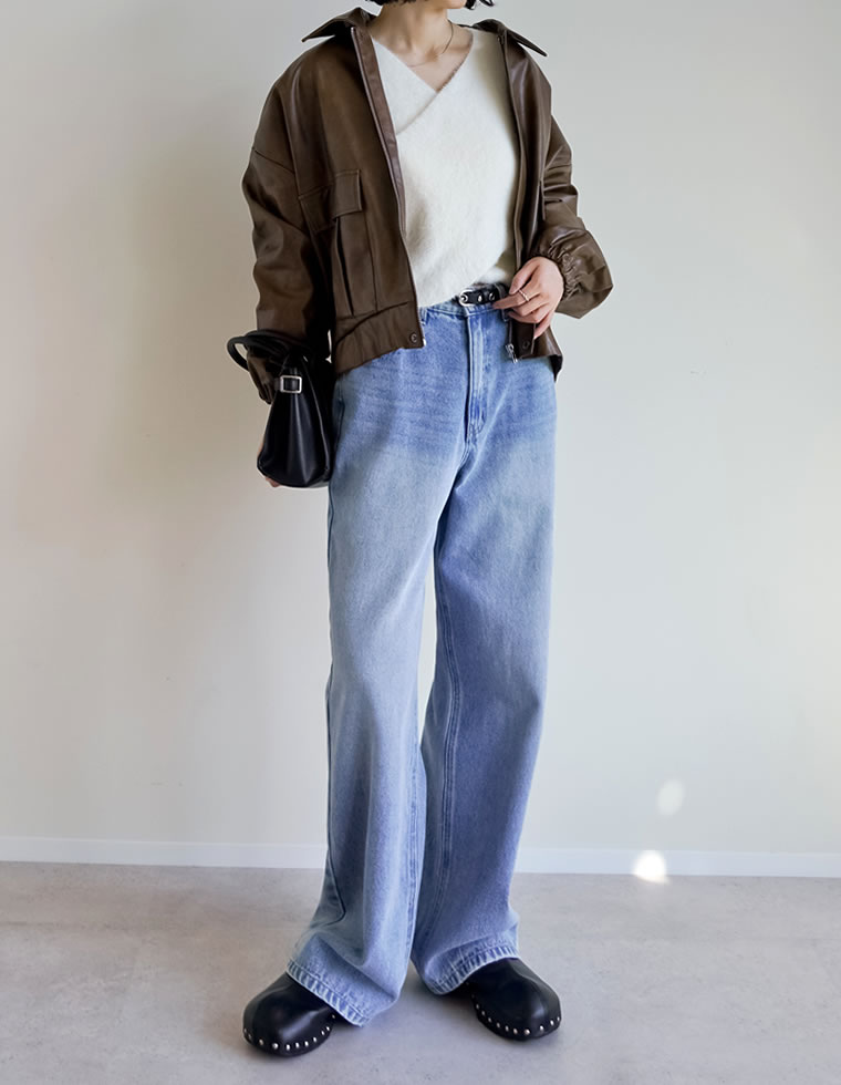 シャギーカシュクールニットプルオーバー