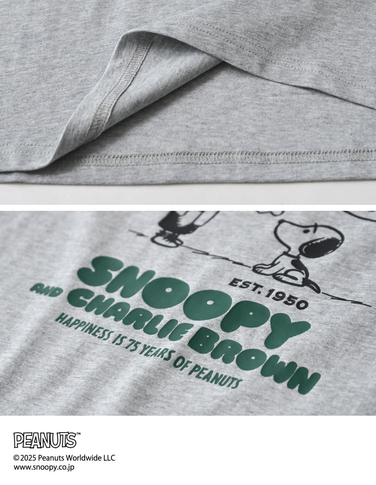 PEANUTS別注リンガーTシャツ