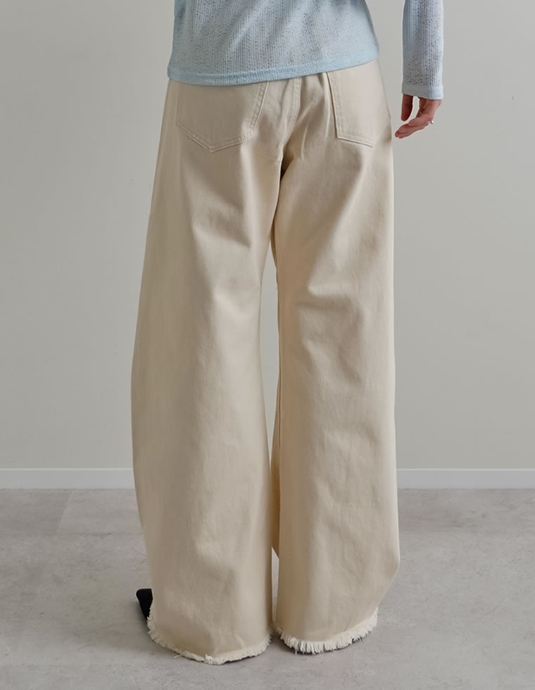 カツラギバレルレッグカーブパンツ