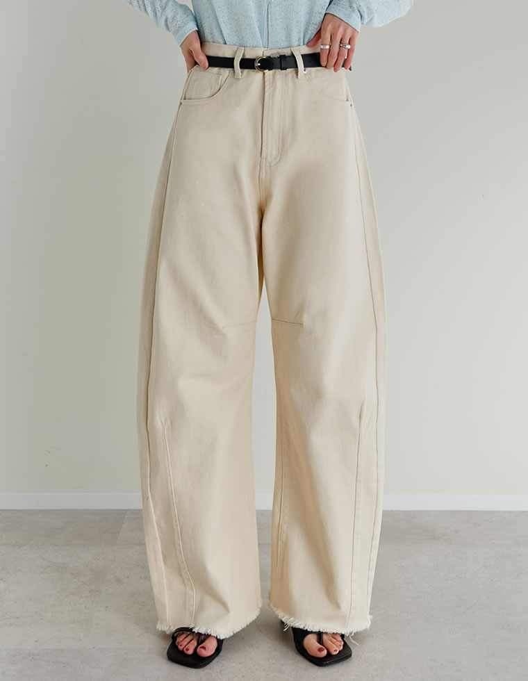 カツラギバレルレッグカーブパンツ