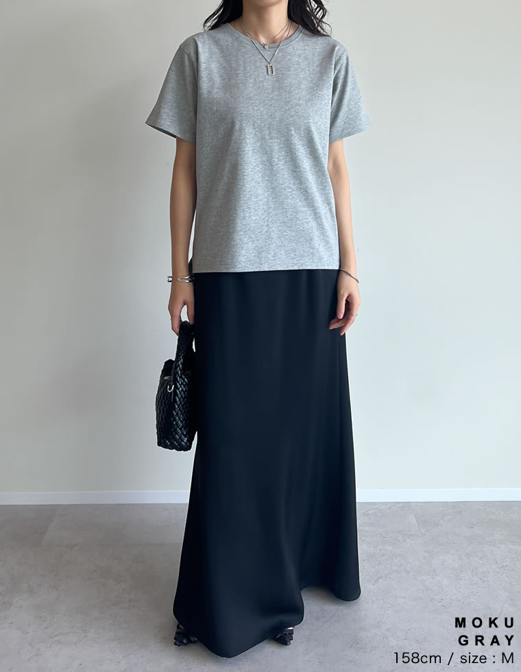 コットン天竺半袖Tシャツ
