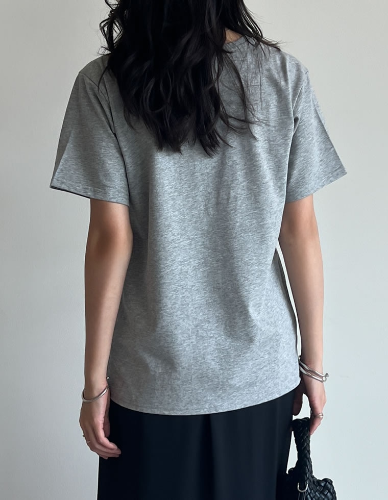 コットン天竺半袖Tシャツ