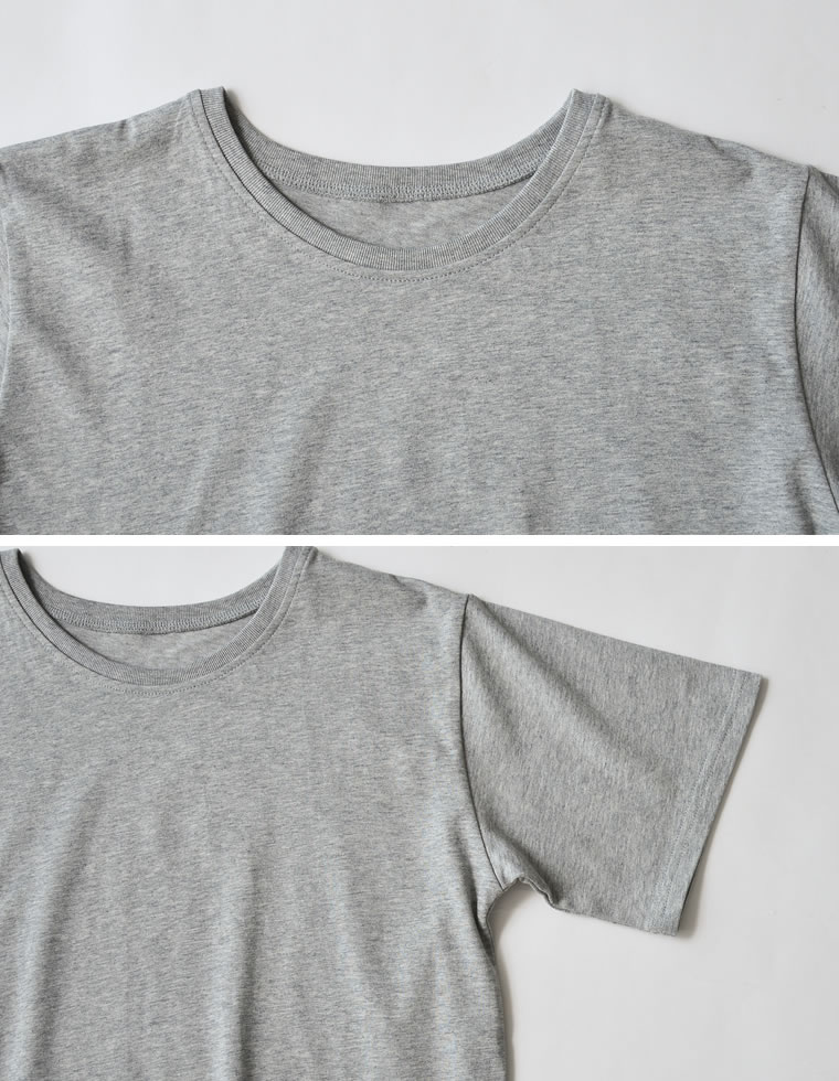 コットン天竺半袖Tシャツ