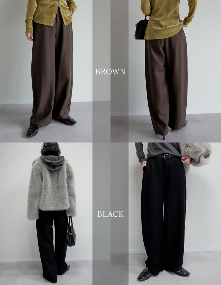 微起毛ツイルカーブスラックス