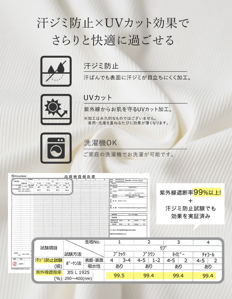 リブカットソーナローワンピース