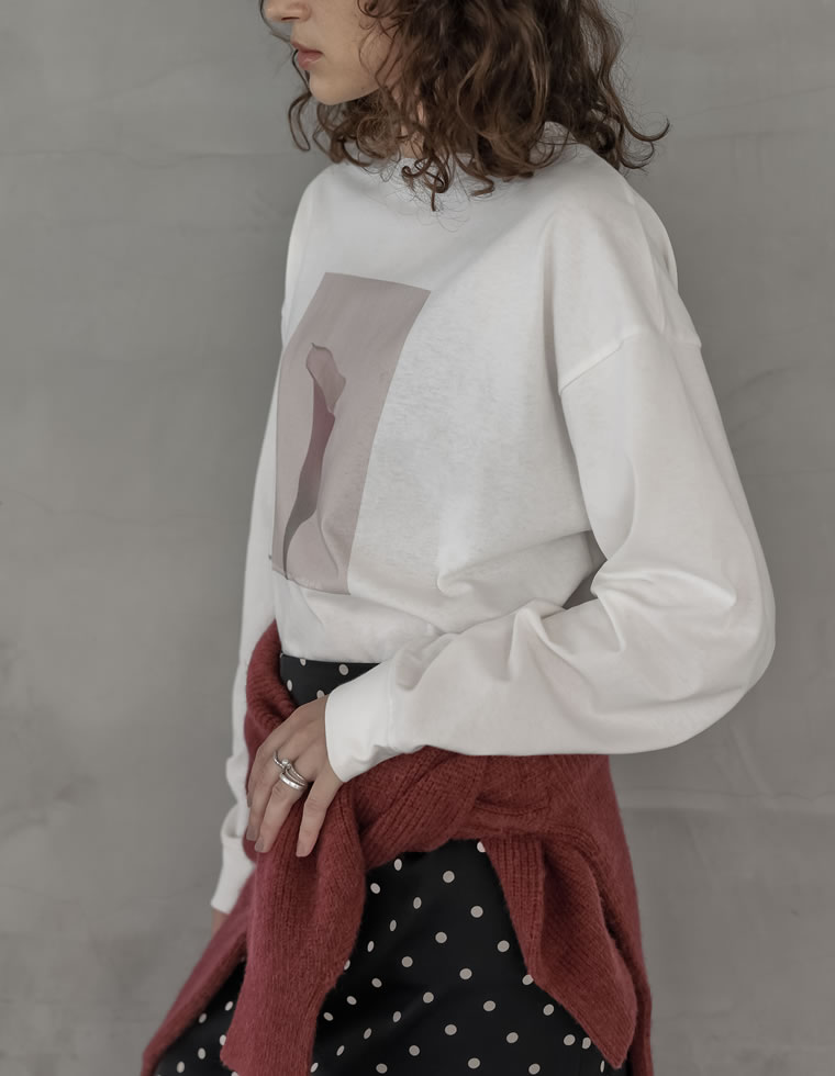 フォトプリントアソート長袖Ｔシャツ