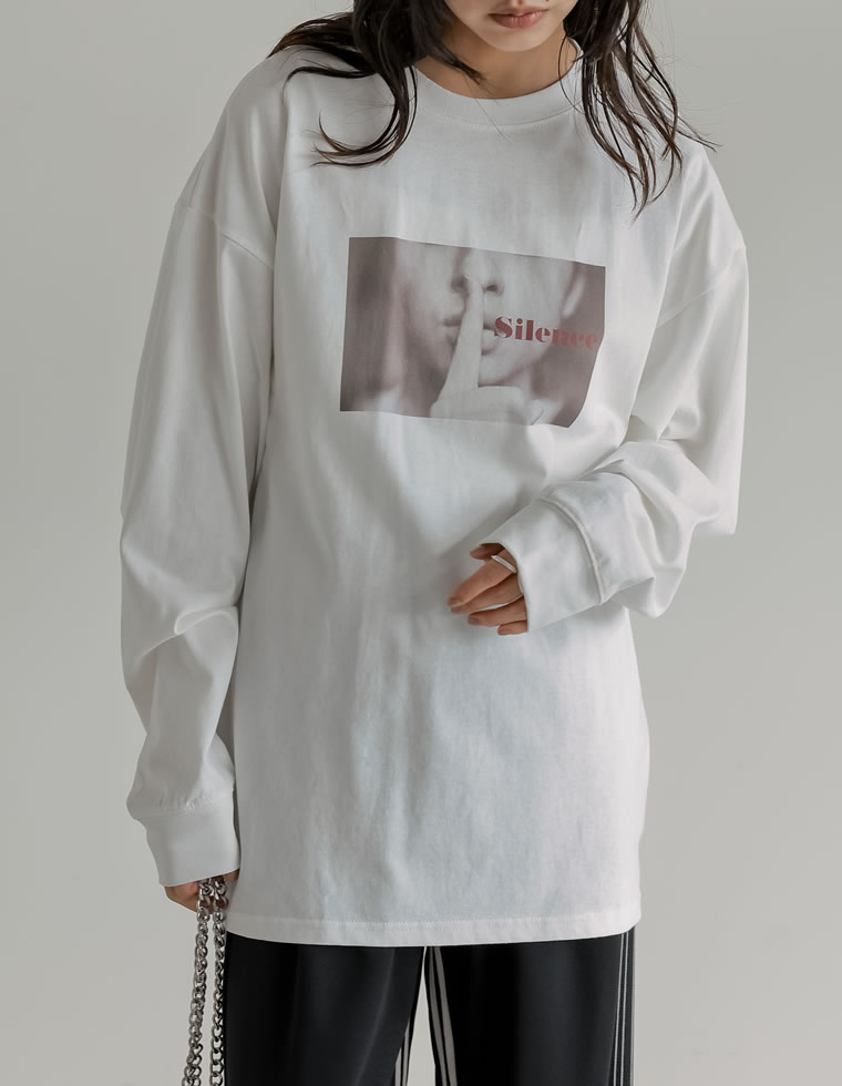 フォトプリントアソート長袖Ｔシャツ