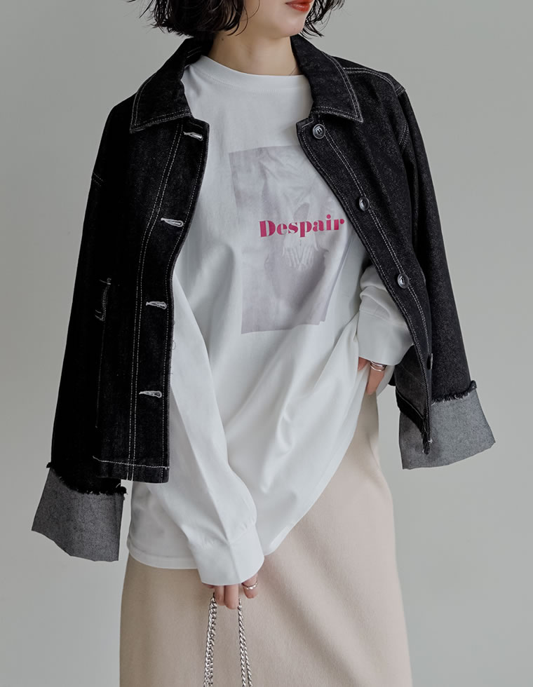 フォトプリントアソート長袖Ｔシャツ
